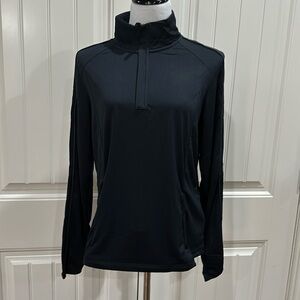 NWT! MONDETTA Ladies Performance 1/4 Zip Pullover Size Large | Black